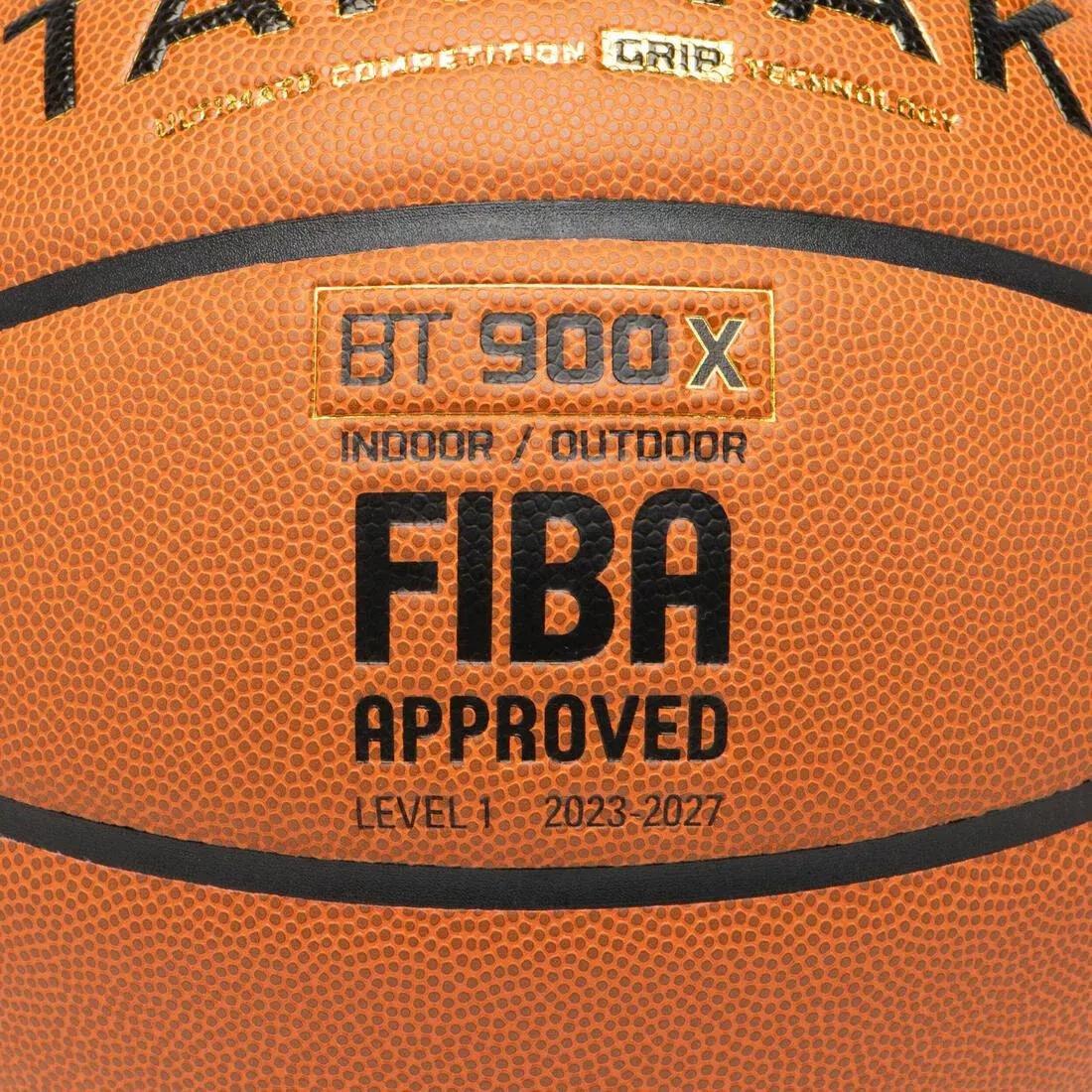 DEFAULT Size 7 FIBA Basketball BT900 Grip Touch - Orange, No Color, large image number 3