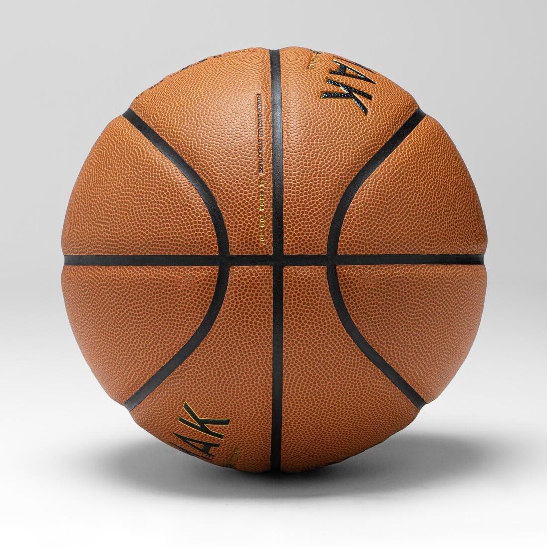 DEFAULT Size 7 FIBA Basketball BT900 Grip Touch - Orange, No Color, large image number 4