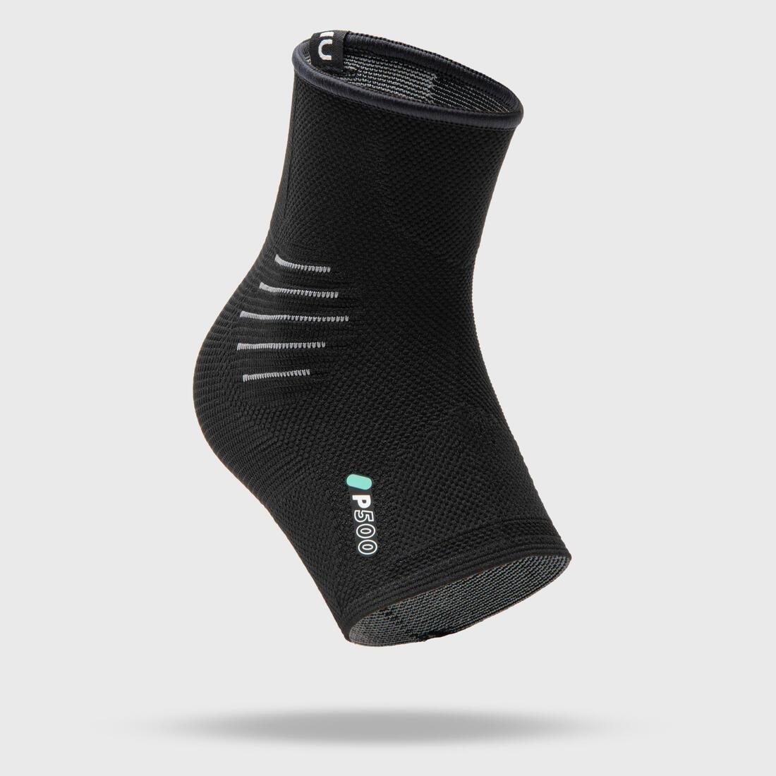 Unisex Ankle Support - P500, Black, , large image number 0