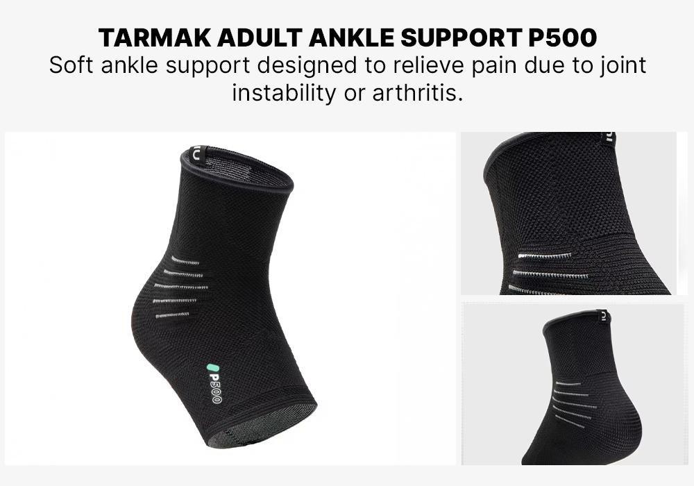 Unisex Ankle Support - P500, Black, No Color, medium