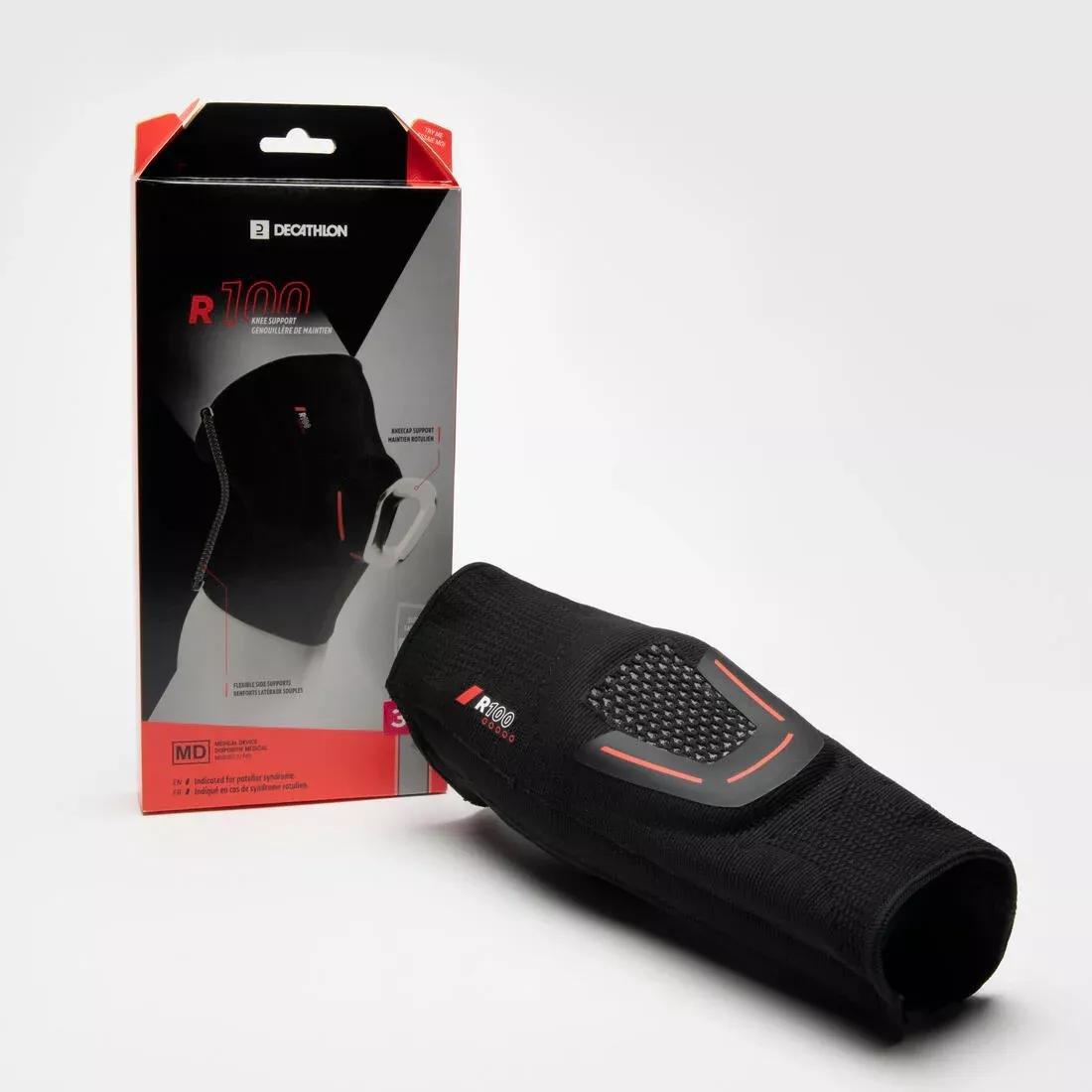 Adult Right/Left Kneecap Brace Strong - R100, Black, , large image number 3