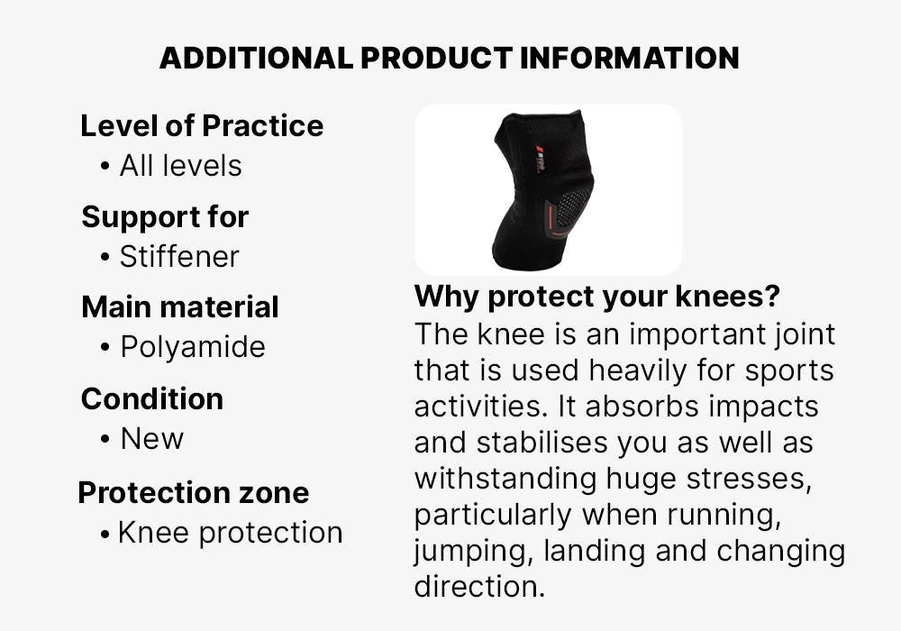 Adult Right/Left Kneecap Brace Strong - R100, Black, No Color, medium