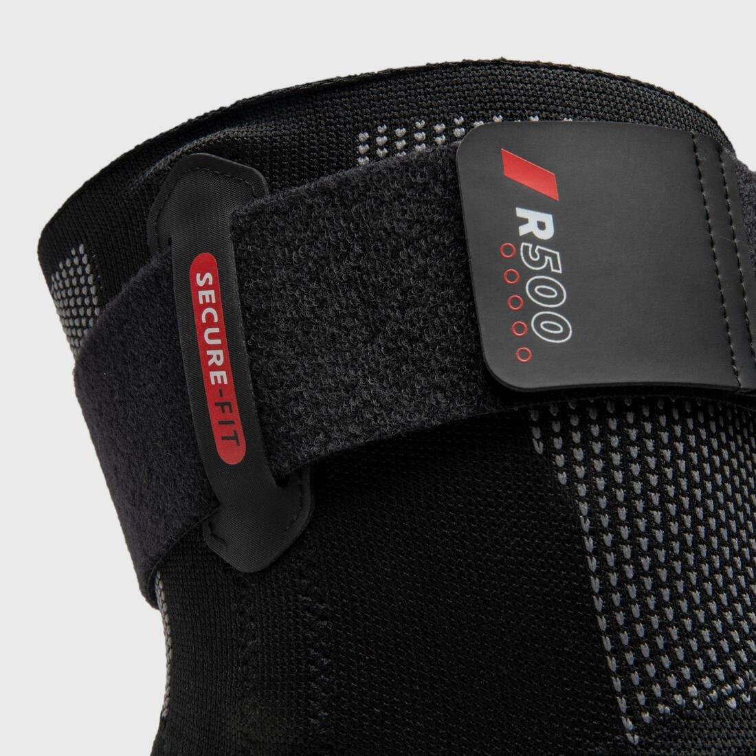 Unisex Right/Left Knee Ligament Brace - R500, Black, , large image number 6