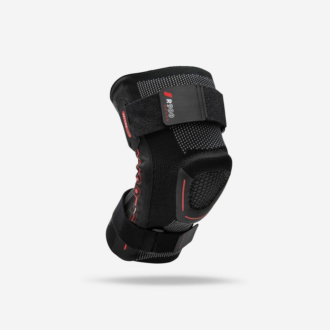 BLACK Adult Right/Left Knee Ligament Brace R900 - Black, No Color, medium