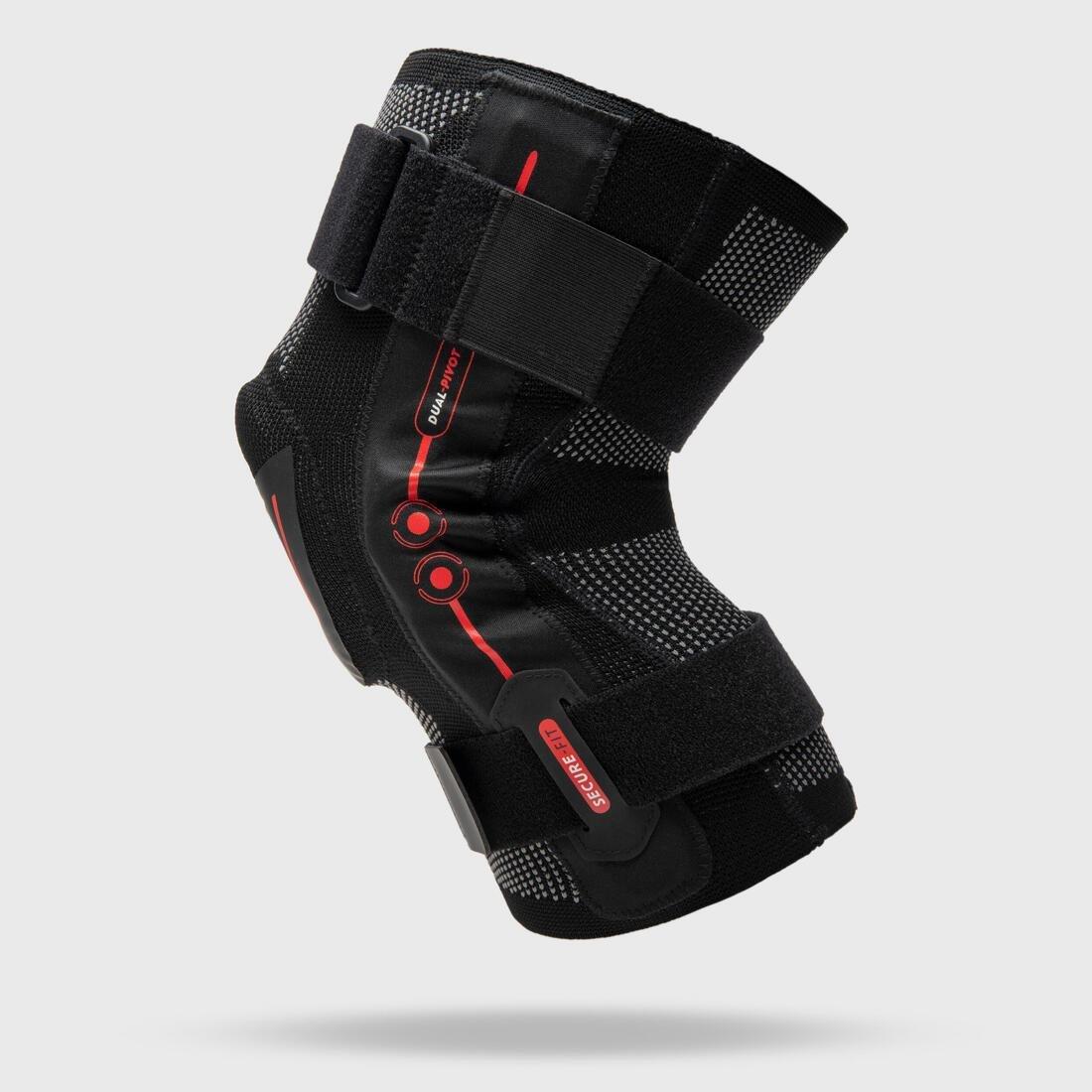 BLACK Adult Right/Left Knee Ligament Brace R900 - Black, , large image number 3