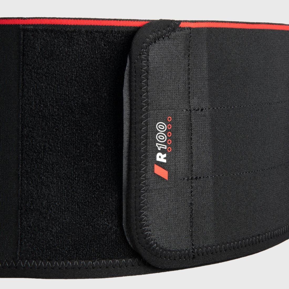 Unisex Lumbar Brace - R100, Black, No Color, large image number 4