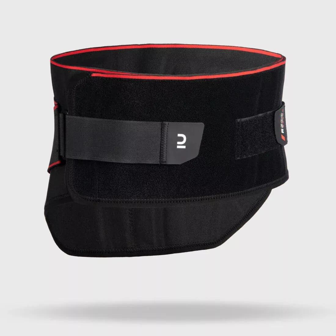 Unisex Lumbar Brace - R500, Black, No Color, medium