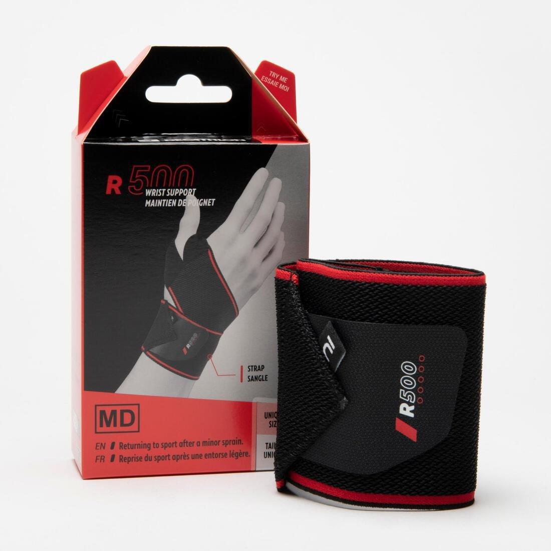 Unisex Wrist Brace - R500, Black, No Color, large image number 3