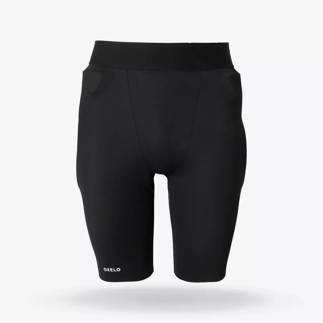 Unisex Inline/Quad Skating & Scootering Under Shorts With Tail Bone Protection, Black, No Color, large image number 2