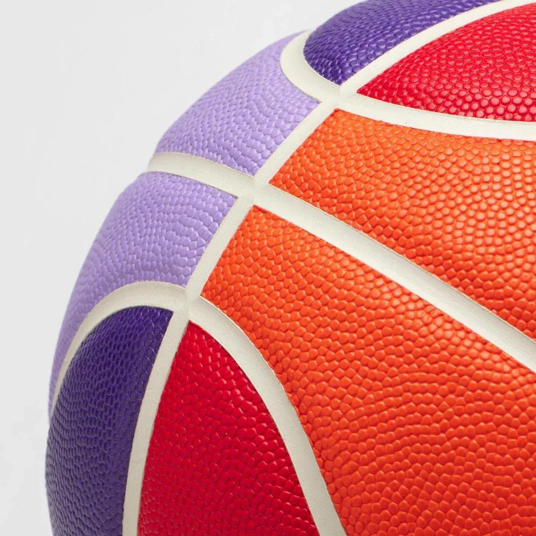 Size 6 Fiba Basketball - Bt500 Touch, Multicolour, No Color, large image number 1