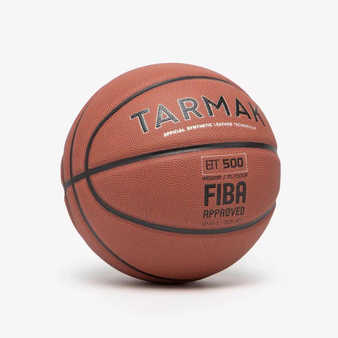 Size 6 Fiba Basketball - Bt500 Touch, Multicolour, No Color, large image number 10