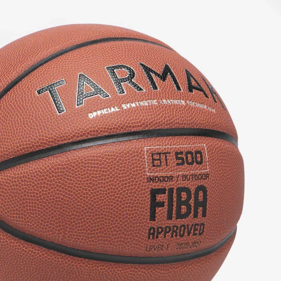 Size 6 Fiba Basketball - Bt500 Touch, Multicolour, No Color, large image number 11