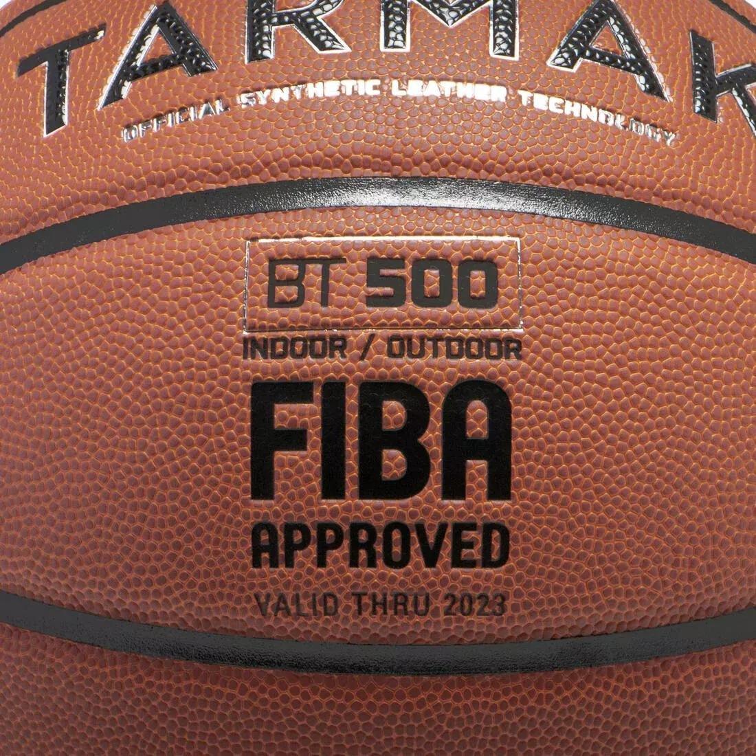 Size 6 Fiba Basketball - Bt500 Touch, Multicolour, No Color, large image number 12