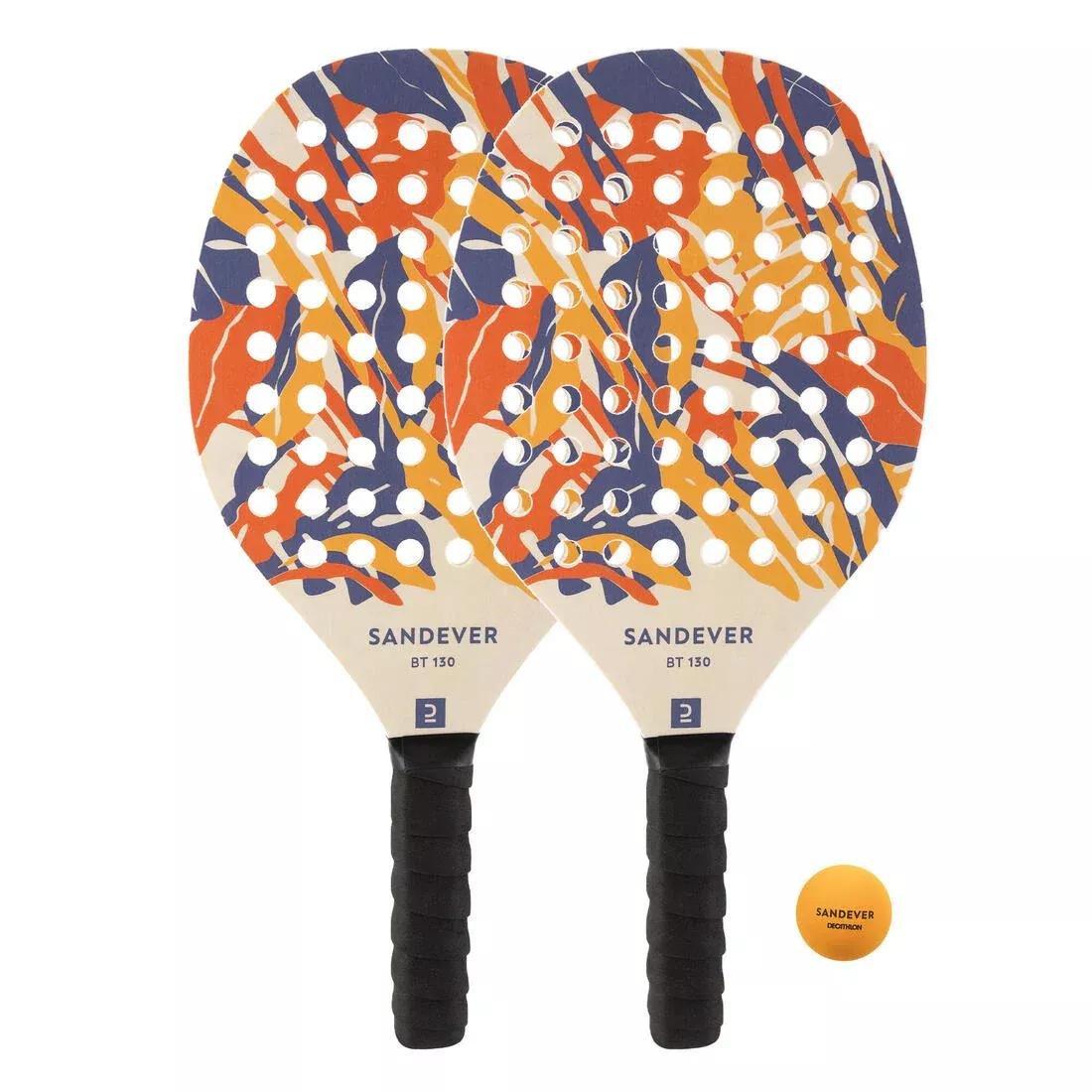 Beach Tennis Racket Set - Bt130 Experience, Multicolour, No Color, large image number 0