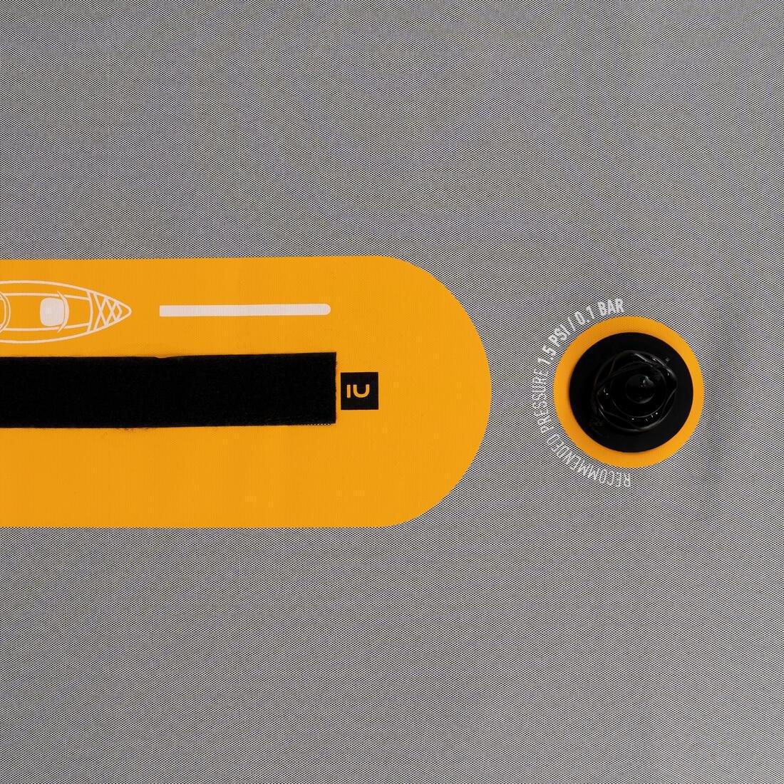 Textile Floor Cover, Spare Part For The Itiwit/Tribord 100 2-Seater Kayak, Yellow, No Color, large image number 2