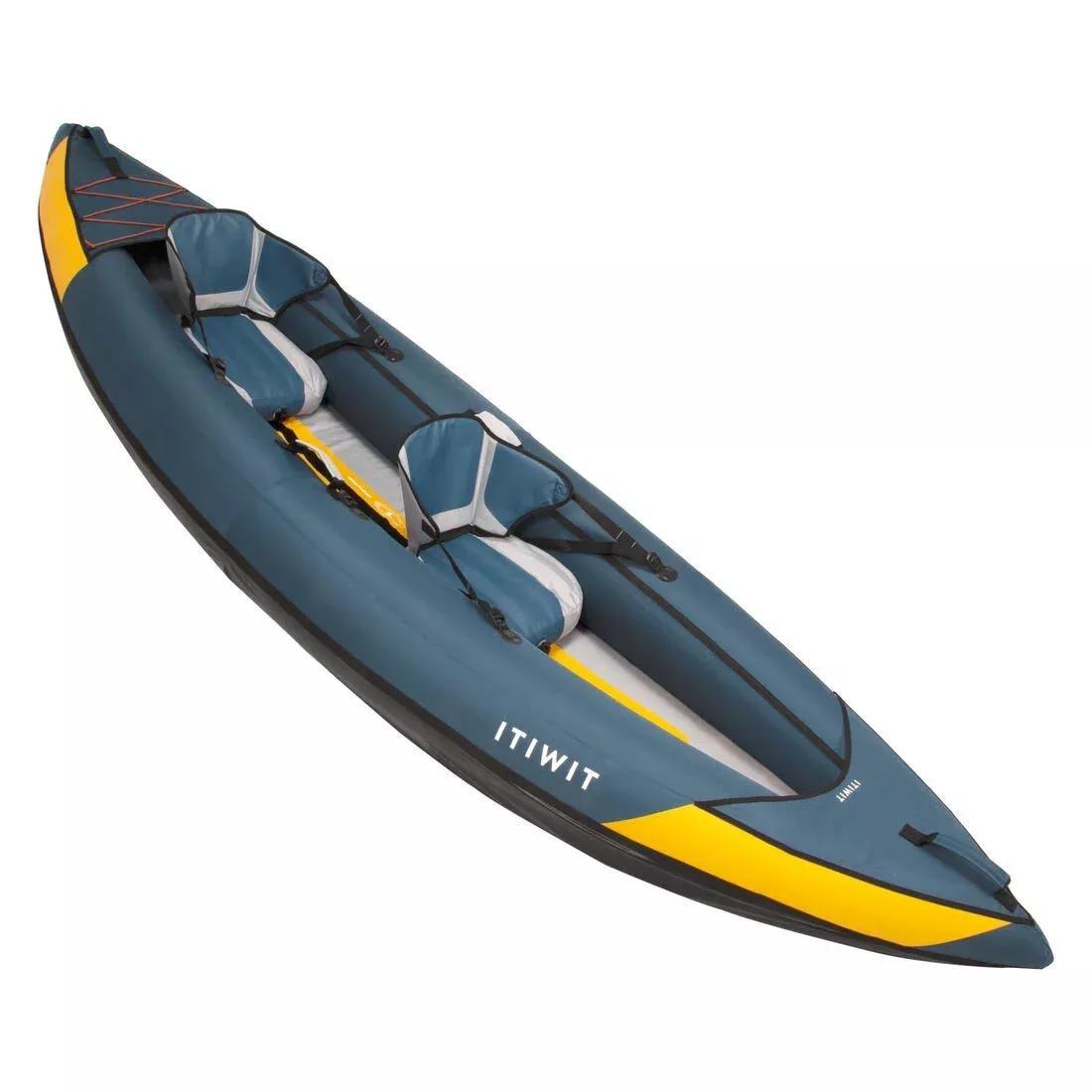 Textile Floor Cover, Spare Part For The Itiwit/Tribord 100 2-Seater Kayak, Yellow, No Color, large image number 4