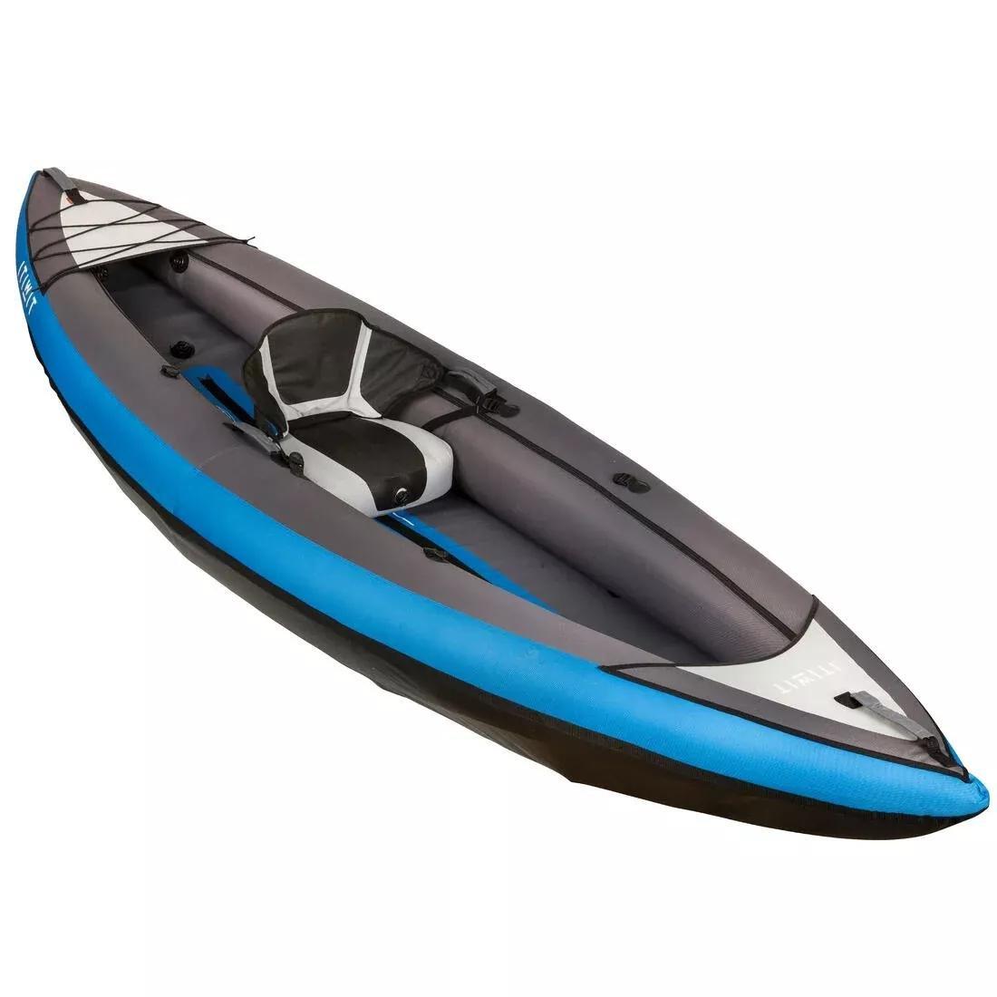 Textile Floor Cover, Spare Part For The Itiwit/Tribord 100 2-Seater Kayak, Yellow, No Color, large image number 6