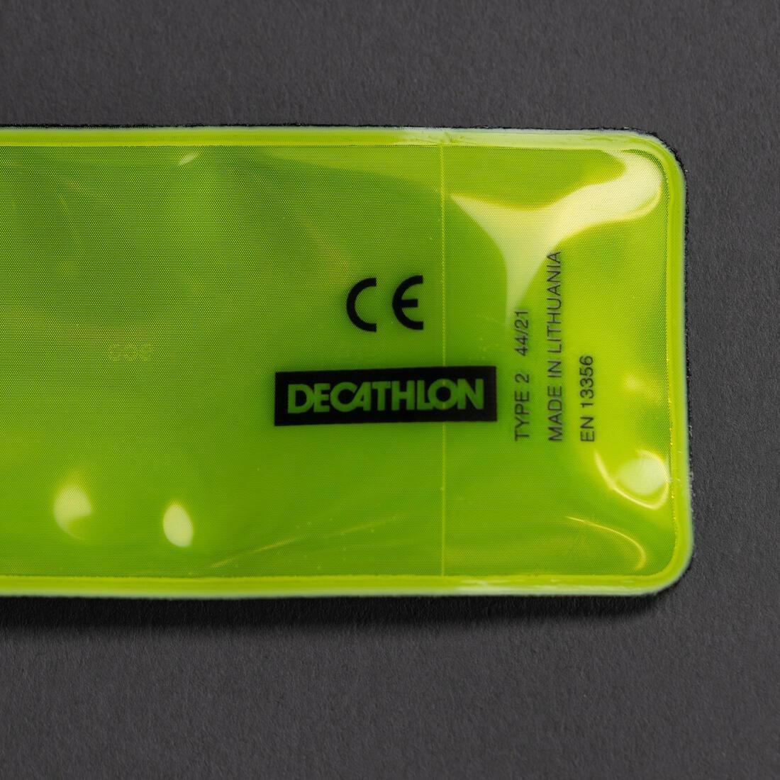 FLUO NEON YELLOW Cycling Visibility Armband - Neon, No Color, large image number 2