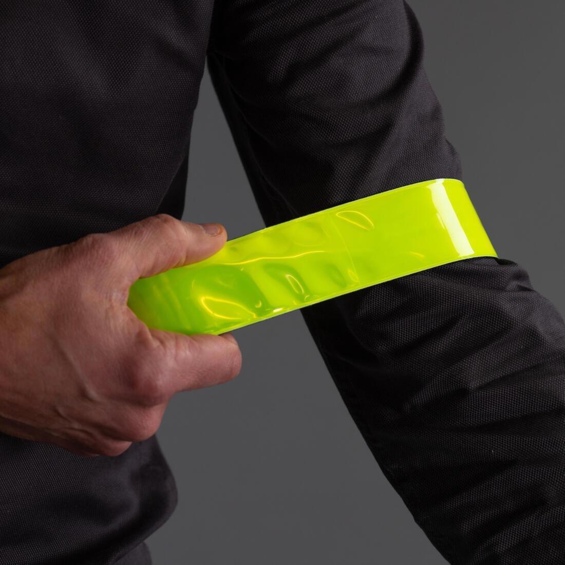 FLUO NEON YELLOW Cycling Visibility Armband - Neon, No Color, large image number 3