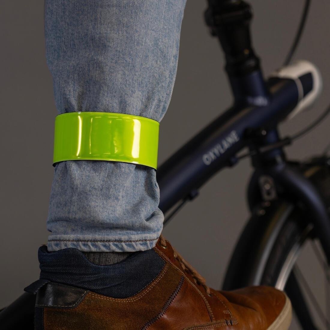 FLUO NEON YELLOW Cycling Visibility Armband - Neon, No Color, large image number 4