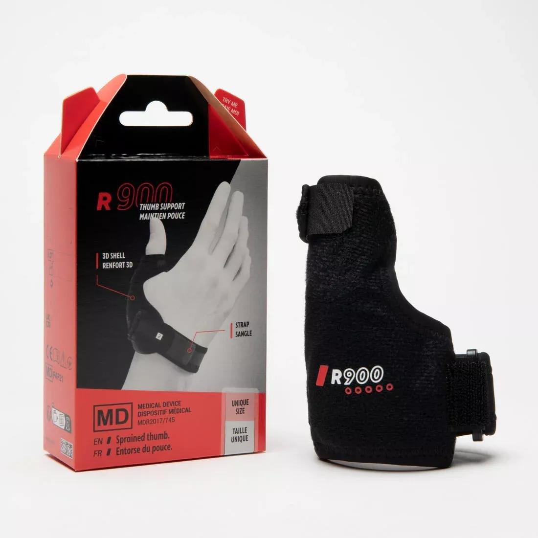 Unisex Left/Right Thumb Brace - R900, Black, No Color, large image number 3