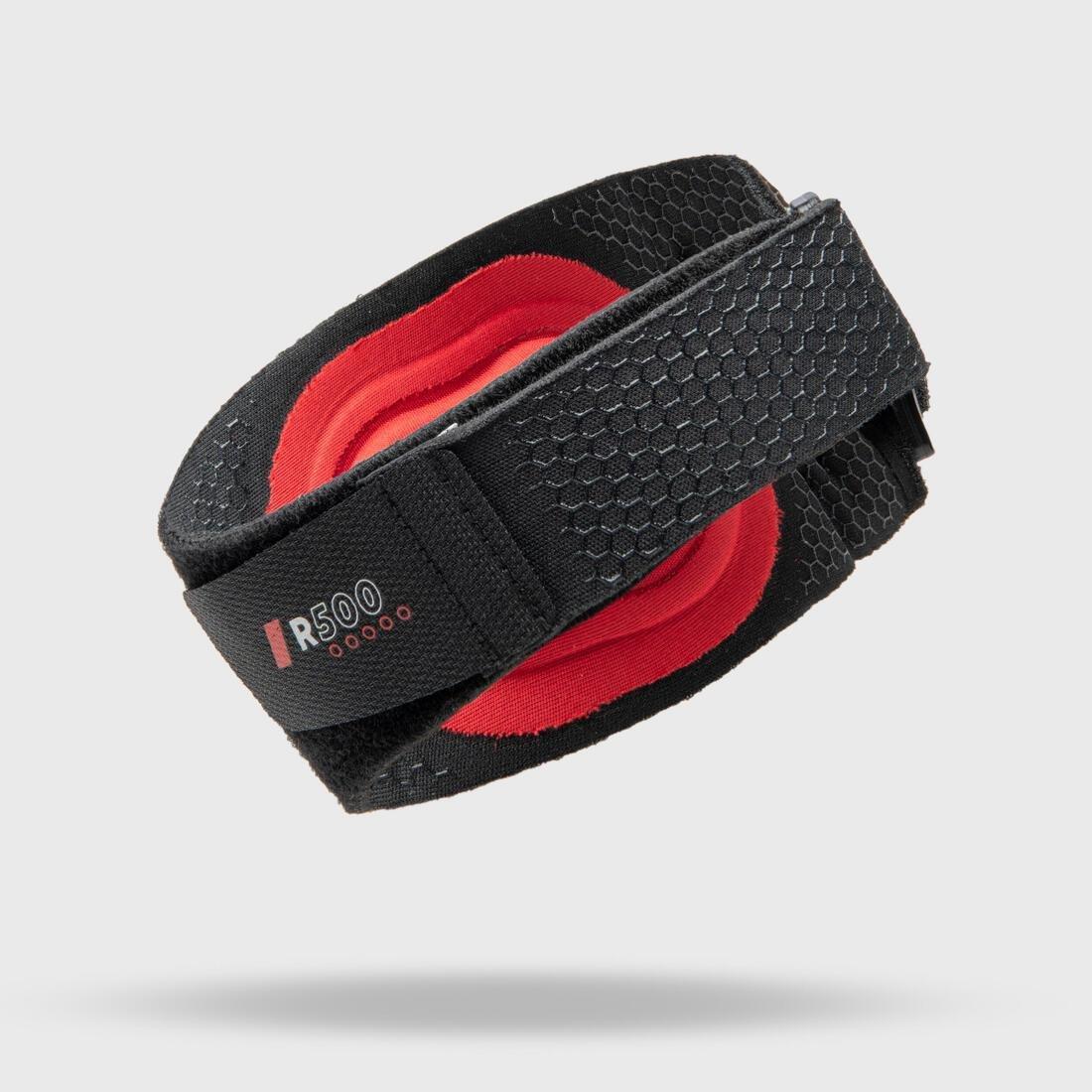 TARMAK - Adult Right/Left Supportive Elbow Strap - R500, Black