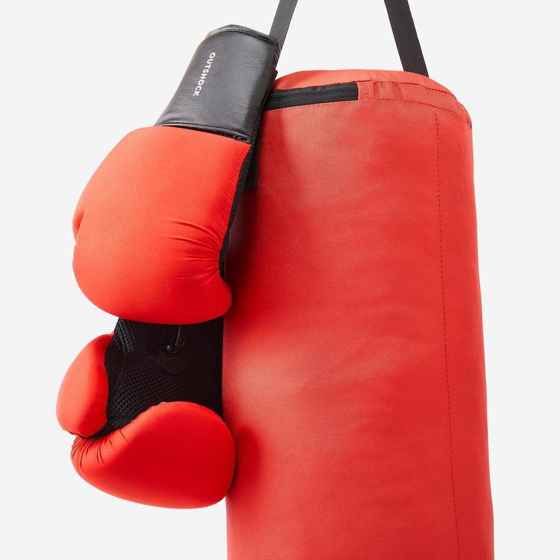 Kids Punching Bag and Boxing Gloves Set, Red, No Color, medium