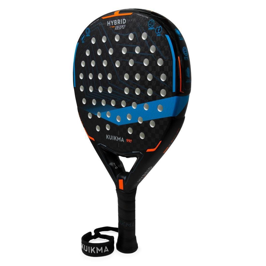 Adult Padel Racket - Pr 990 Hybrid Soft - Black/Blue, No Color, large image number 3