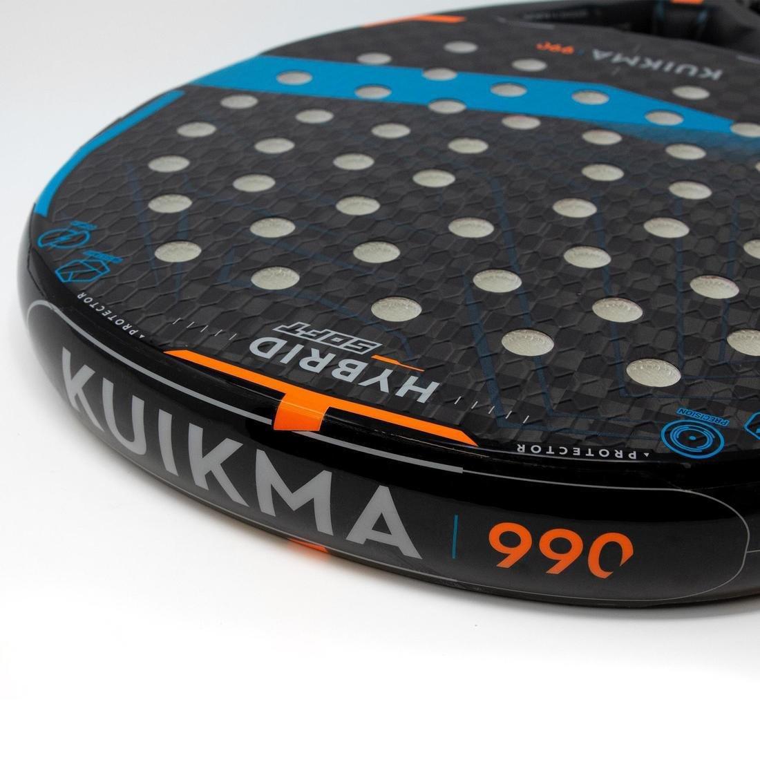 Adult Padel Racket - Pr 990 Hybrid Soft - Black/Blue, No Color, large image number 6