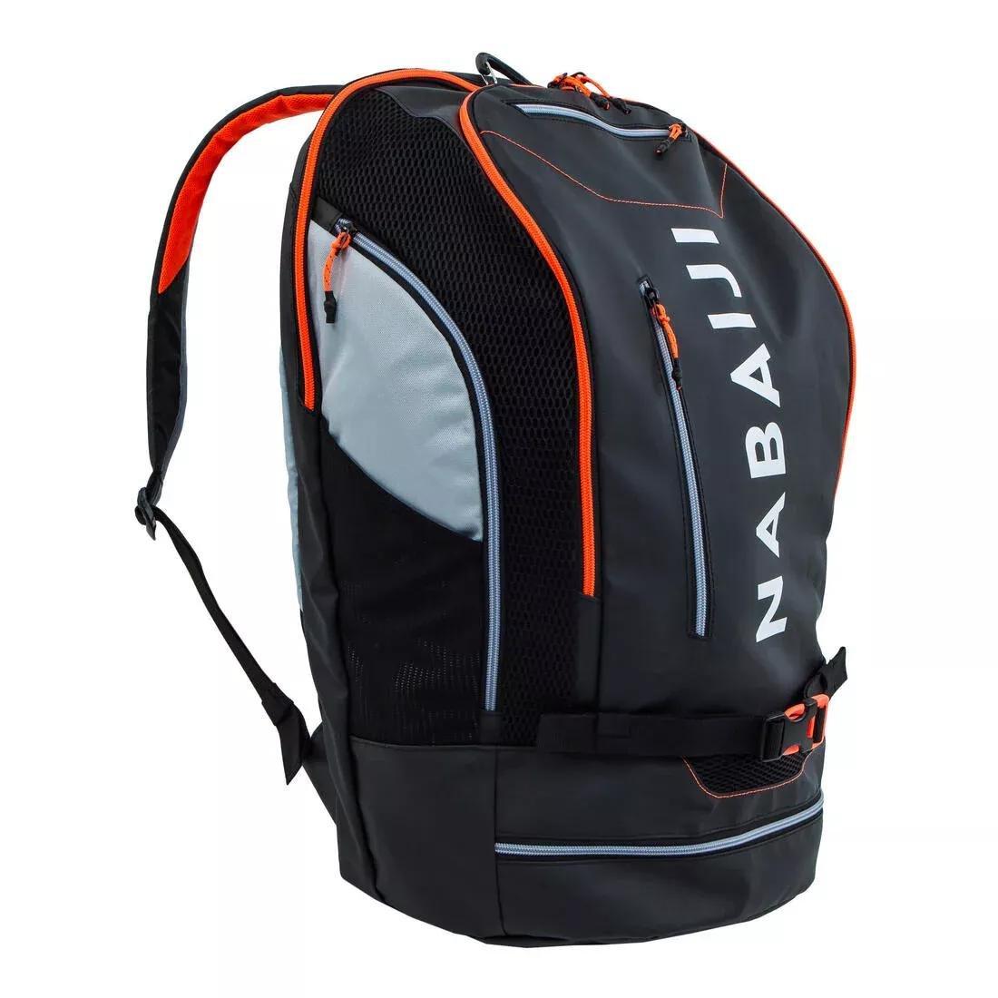 BLACK Swimming Backpack 900 40 L - Black Neon, No Color, large image number 8