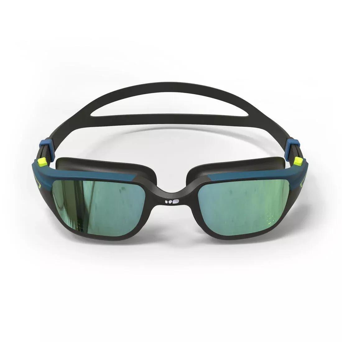Unisex Mirrored Lenses Swimming Goggles - Spirit Size L, Black, No Color, large image number 11