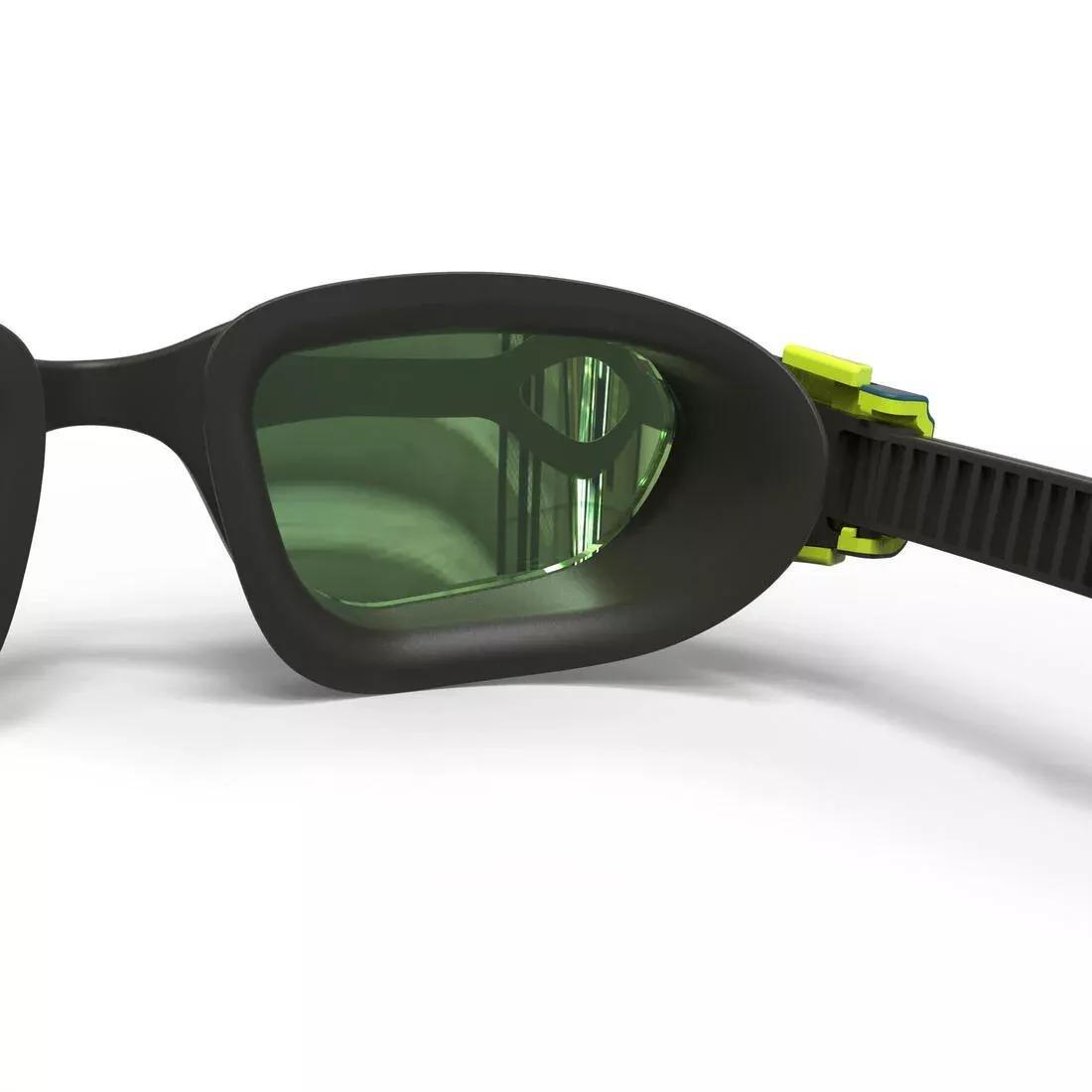 Unisex Mirrored Lenses Swimming Goggles - Spirit Size L, Black, No Color, large image number 13