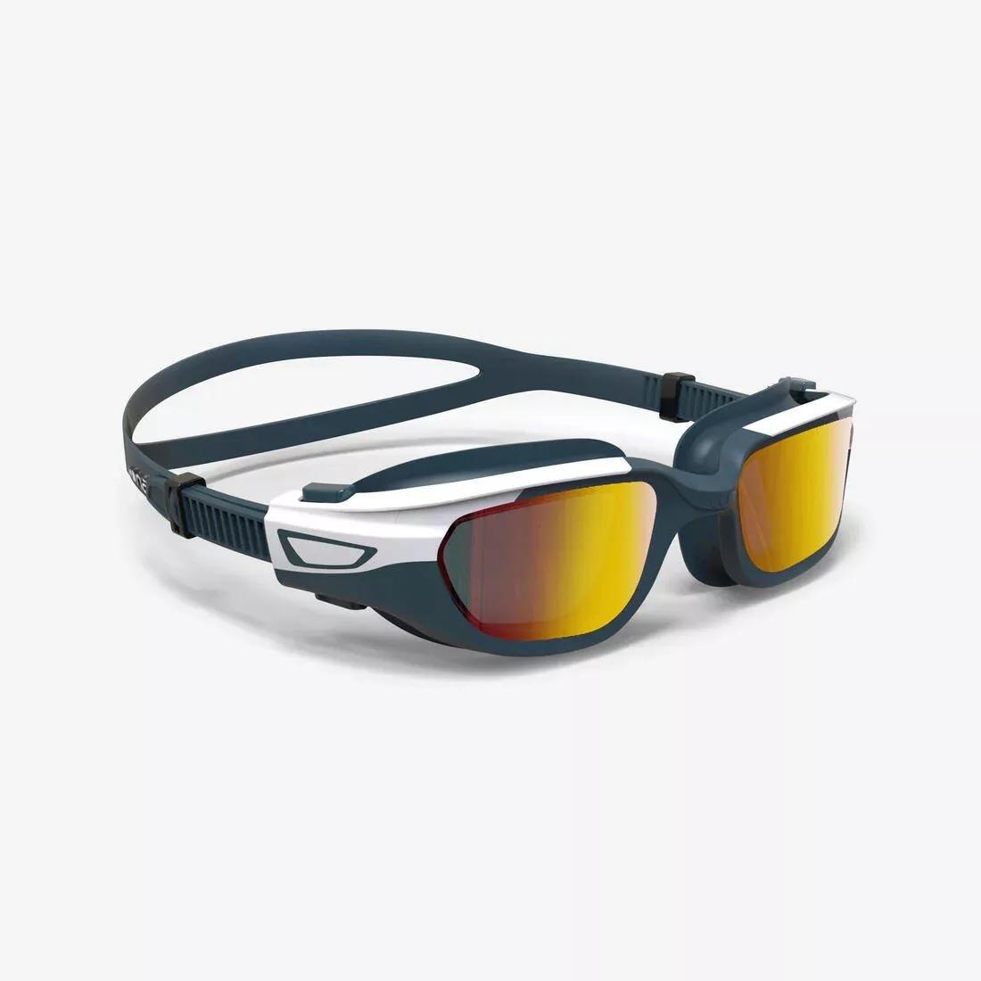 Swimming Goggles Mirrored Lenses - Spirit Size S, Blue, No Color, large image number 1