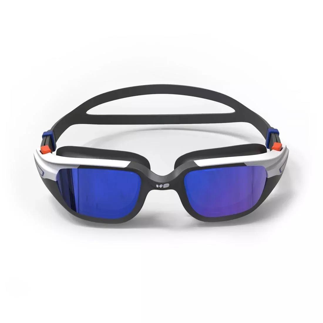 Swimming Goggles Mirrored Lenses - Spirit Size S, Blue, No Color, large image number 5
