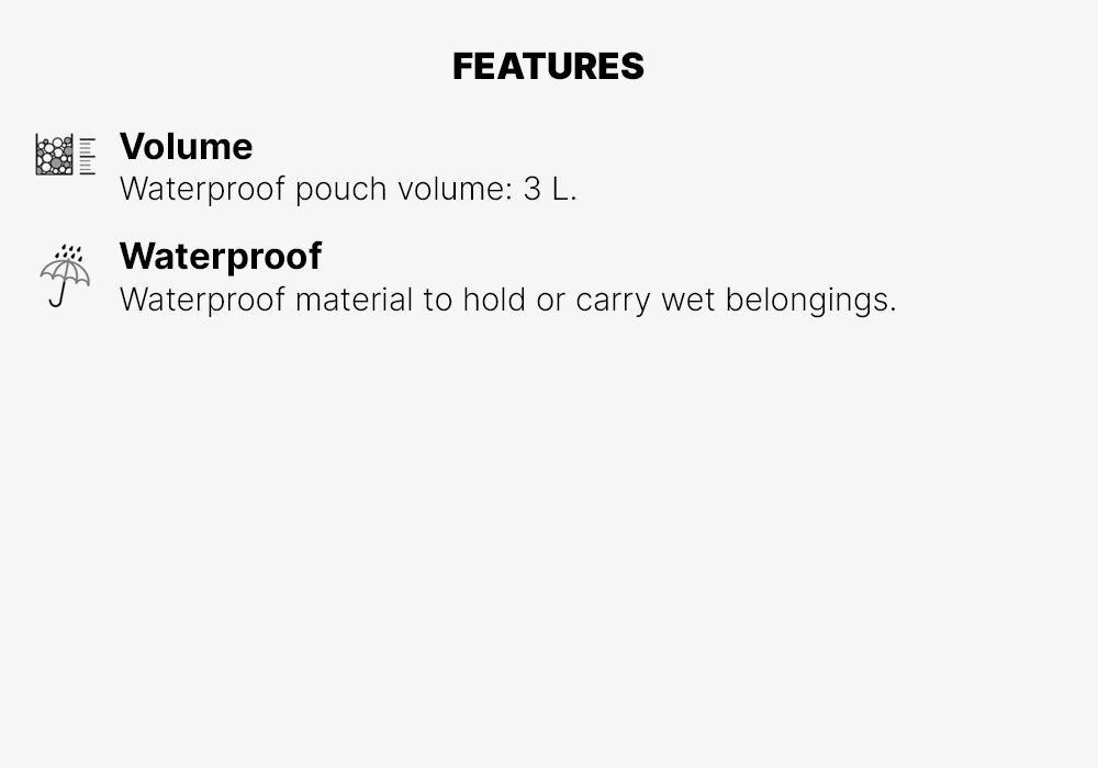 Waterproof Pool Pouch - 3L 100 Sunset, Blue, No Color, large image number 15