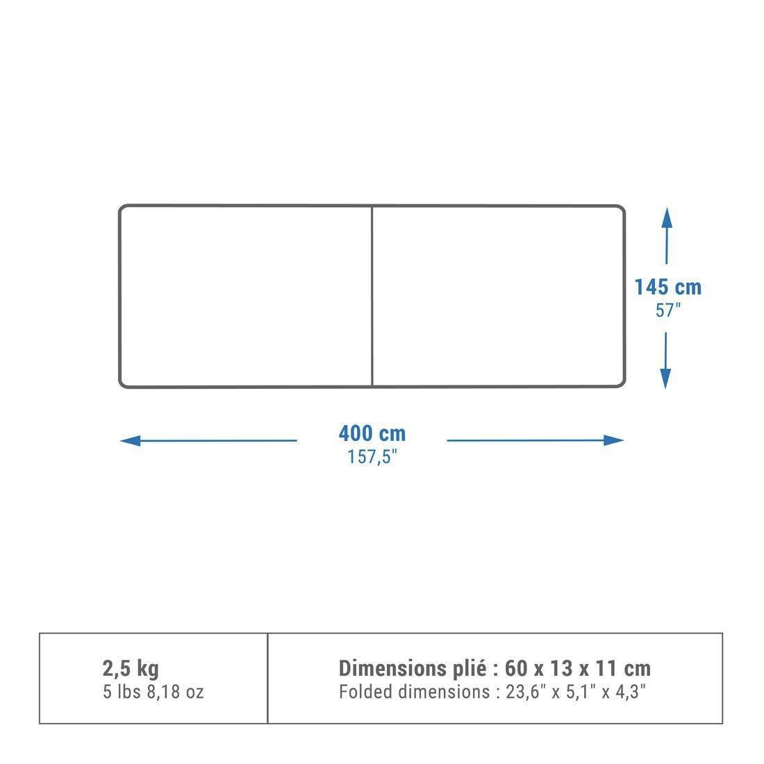 Camping Windbreak - 4 X 1.45 Metres - 6 Person, Green, No Color, large image number 1