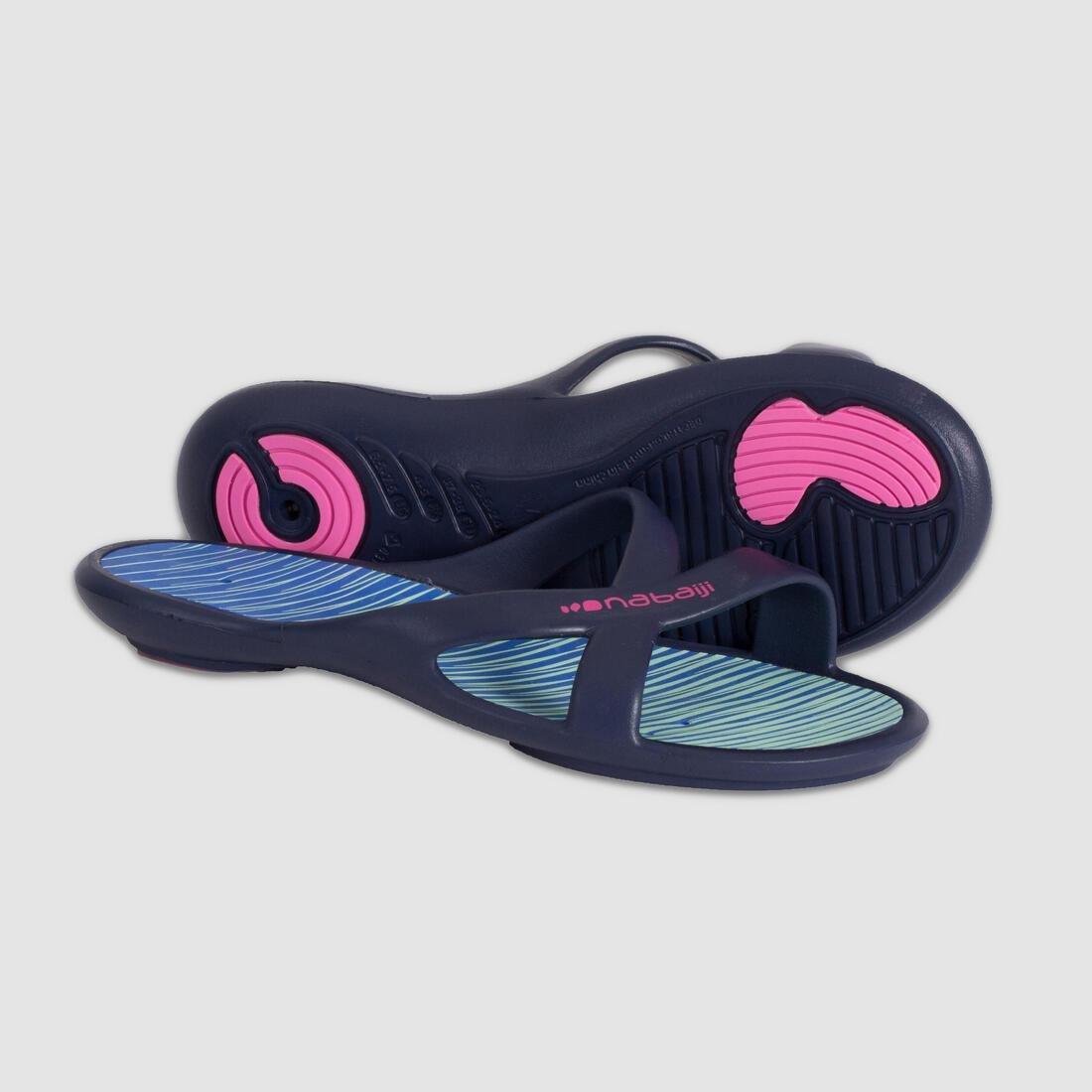 Women Pool Sandals - Slap 500, Black, , large image number 7