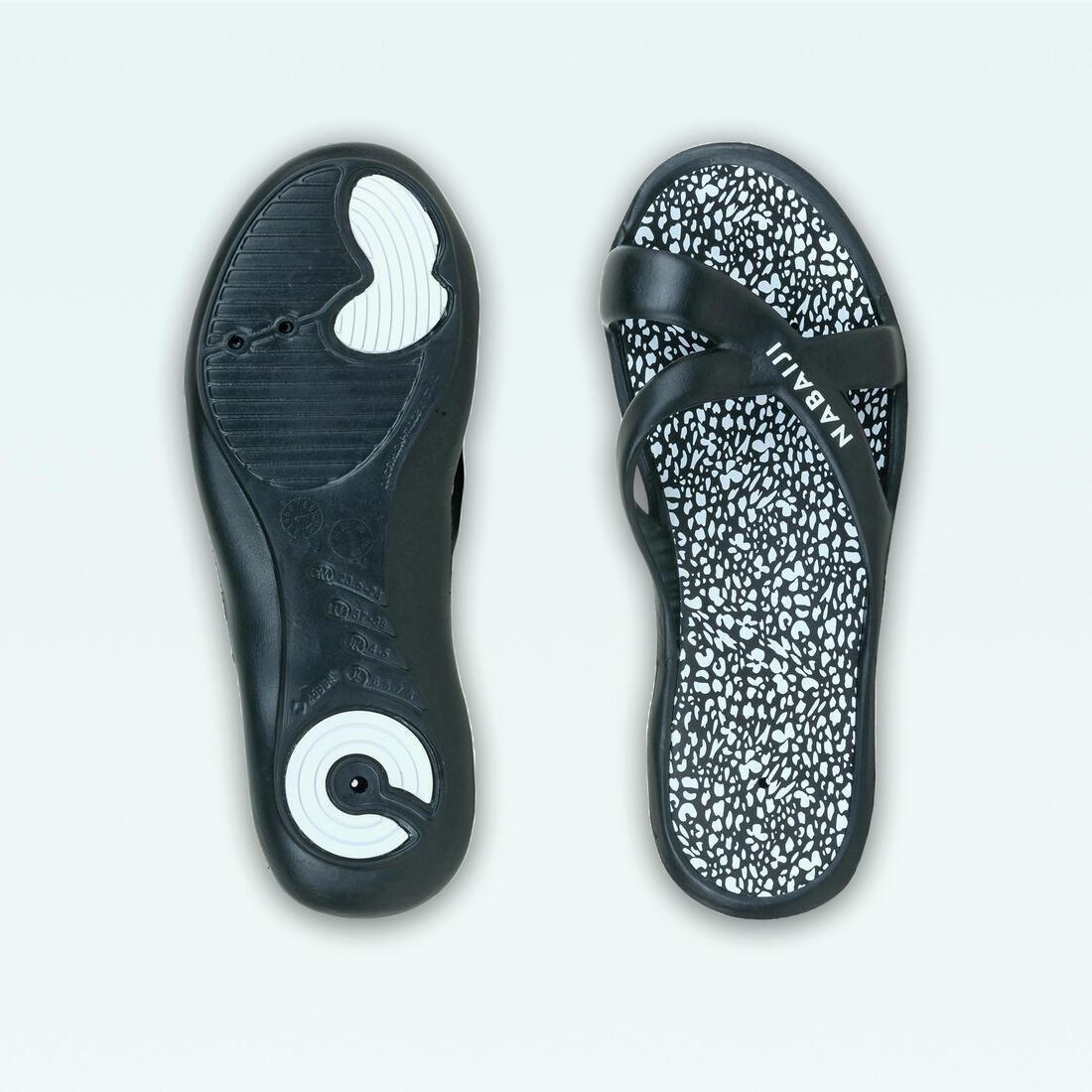 Women Pool Sandals - Slap 500, Black, , large image number 9
