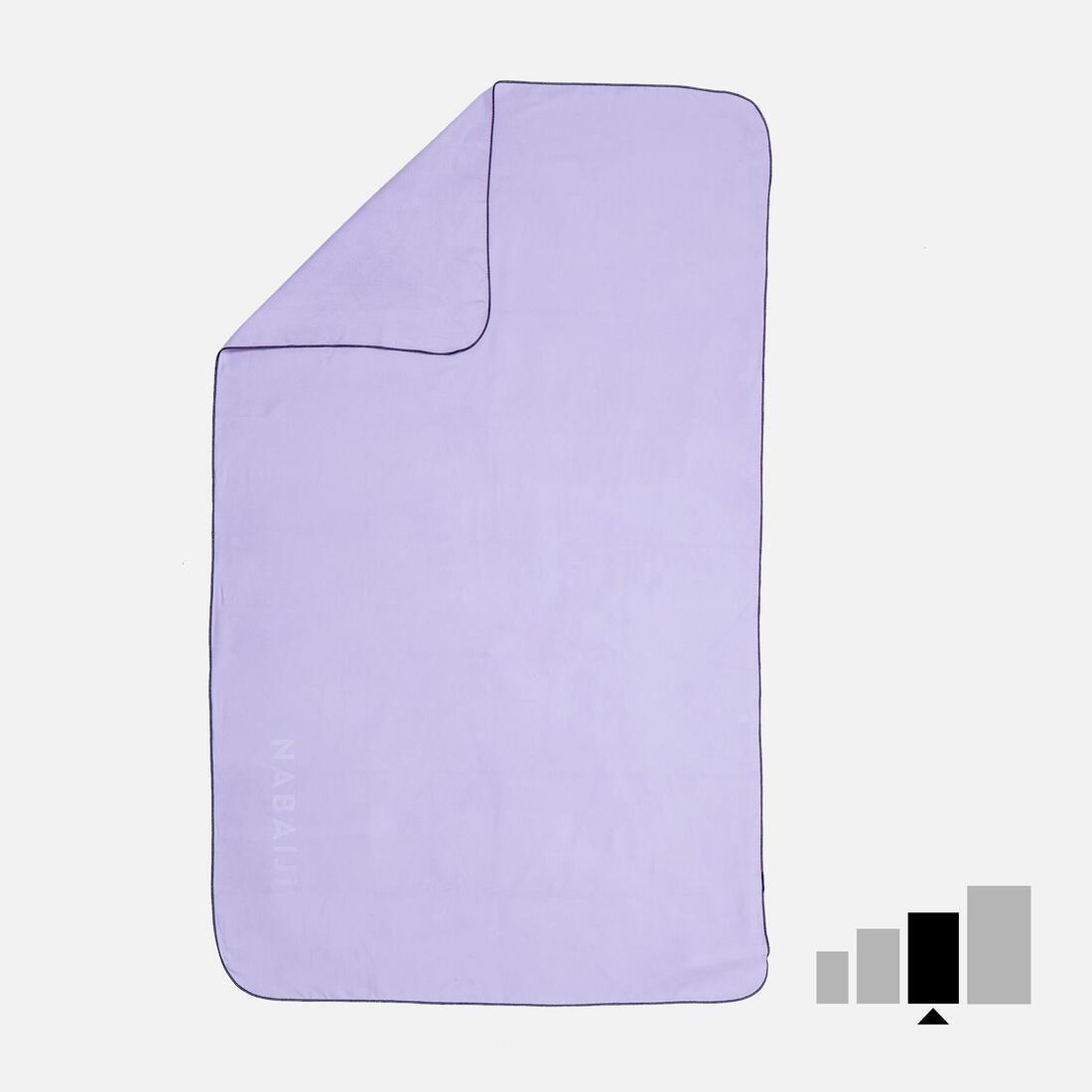 Microfibre Pool Towel - Size L 80 X 130 Cm, Green, No Color, large image number 1