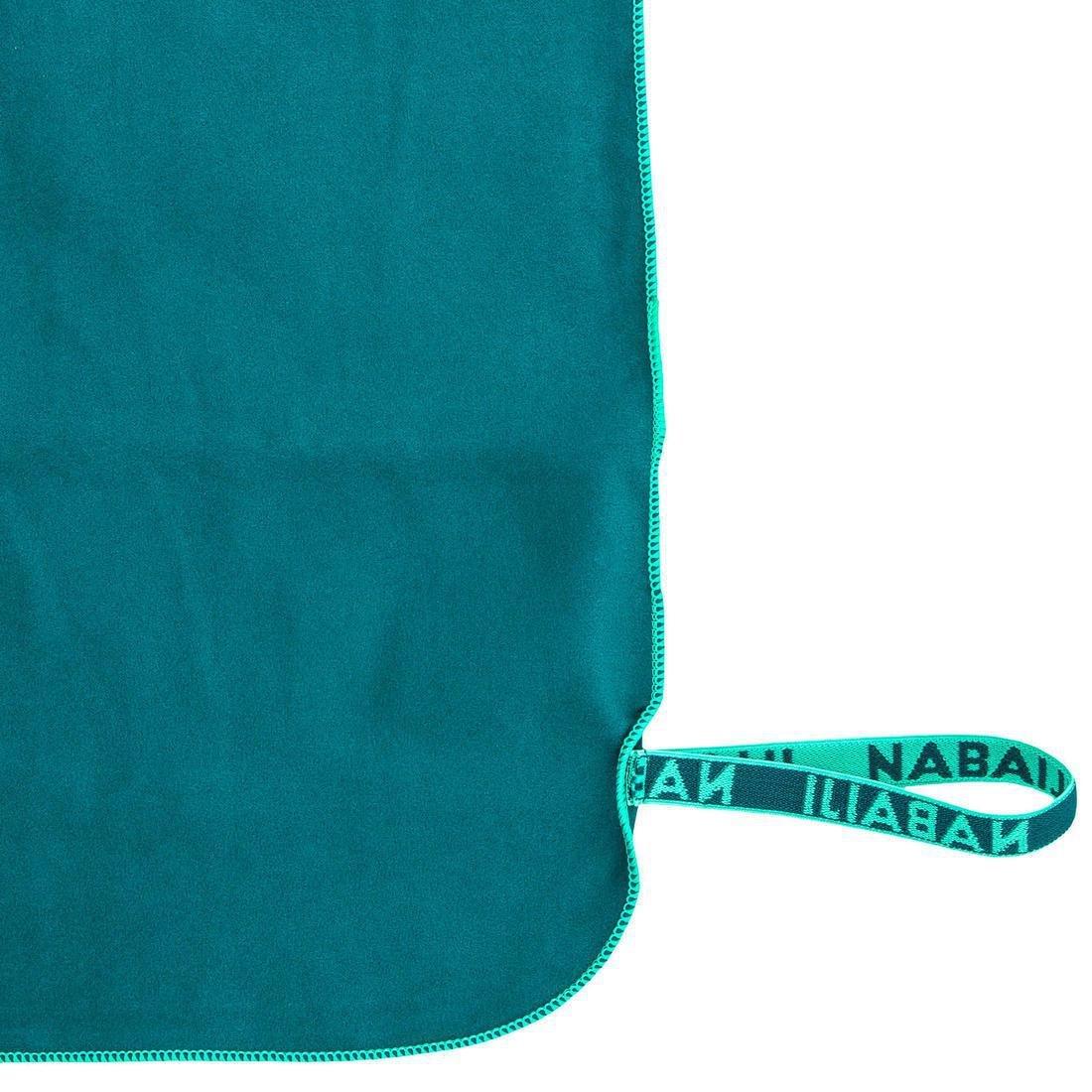 Microfibre Pool Towel - Size L 80 X 130 Cm, Green, No Color, large image number 3