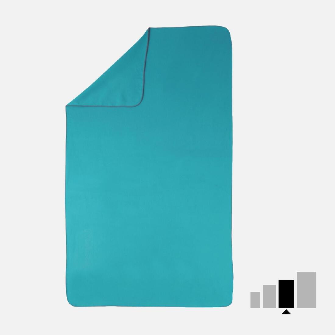 Microfibre Pool Towel - Size L 80 X 130 Cm, Grey, No Color, large image number 2