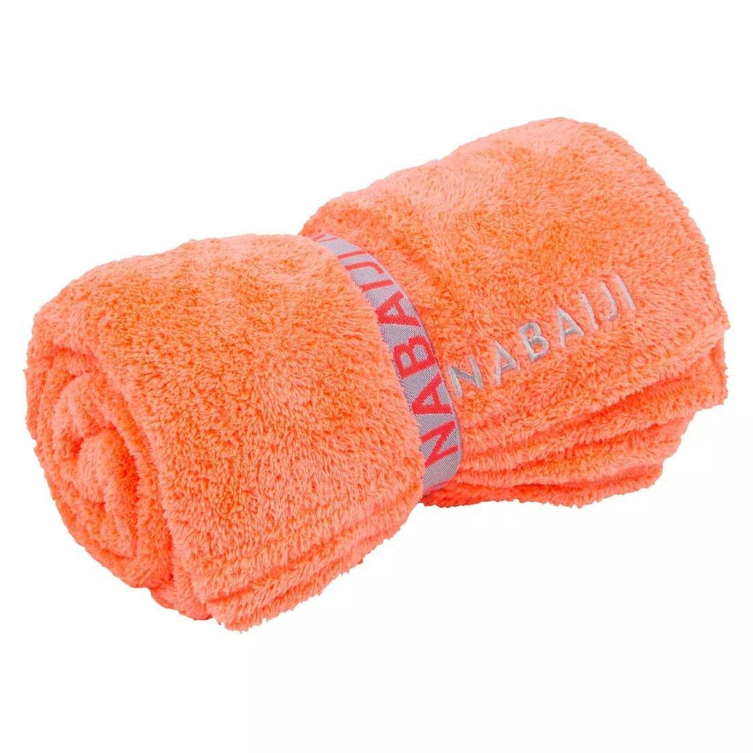Swimming Ultra-Soft Microfibre Towel - Size Xl 110 X 175 Cm, Green, No Color, large image number 5