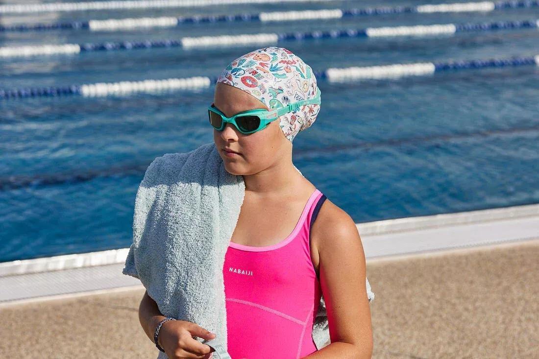 Swimming Ultra-Soft Microfibre Towel - Size Xl 110 X 175 Cm, Green, No Color, large image number 12
