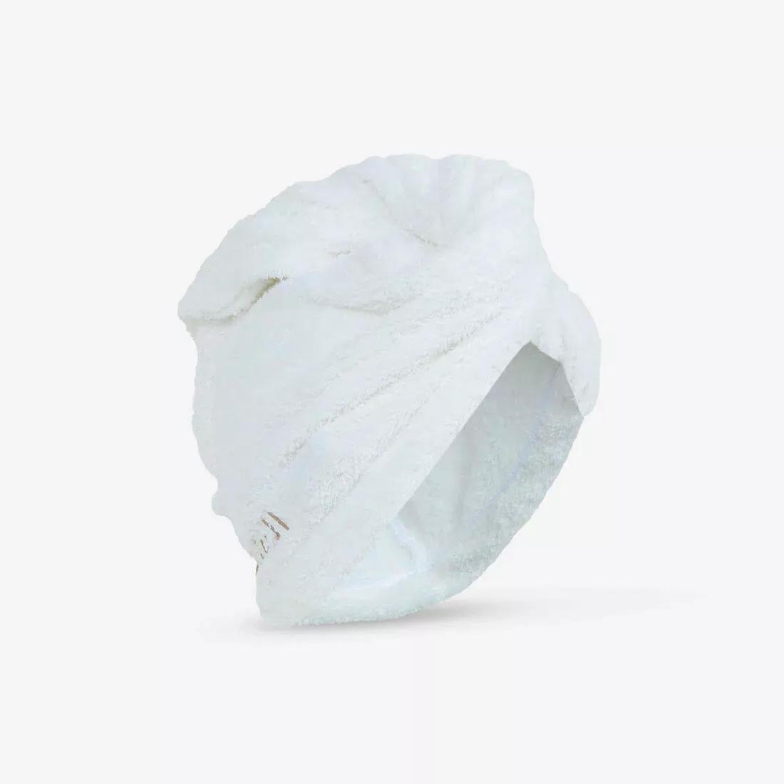 Swimming Soft Microfibre Hair Towel, White, No Color, large