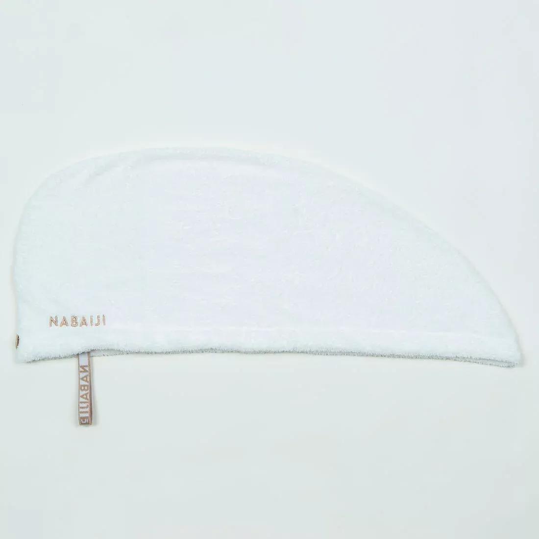 Swimming Soft Microfibre Hair Towel, White, No Color, large image number 13