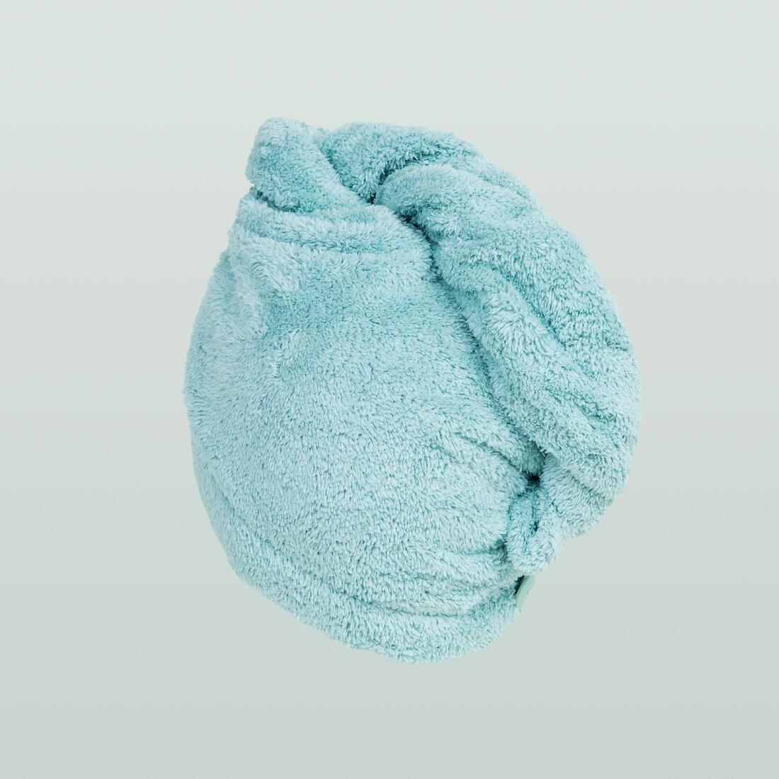 women Swimming Soft Microfibre Hair Towel, Green, No Color, large image number 12