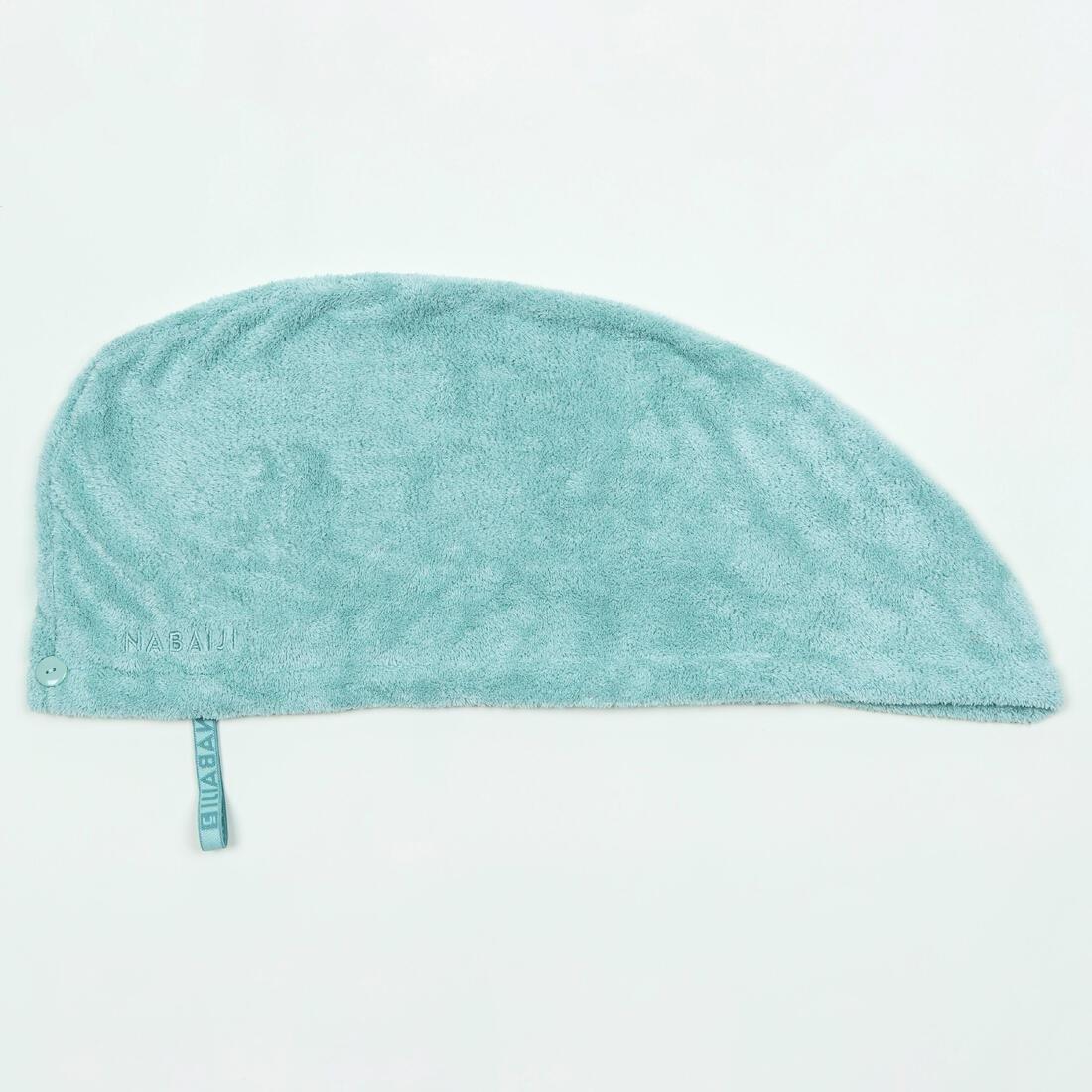 women Swimming Soft Microfibre Hair Towel, Green, No Color, large image number 13