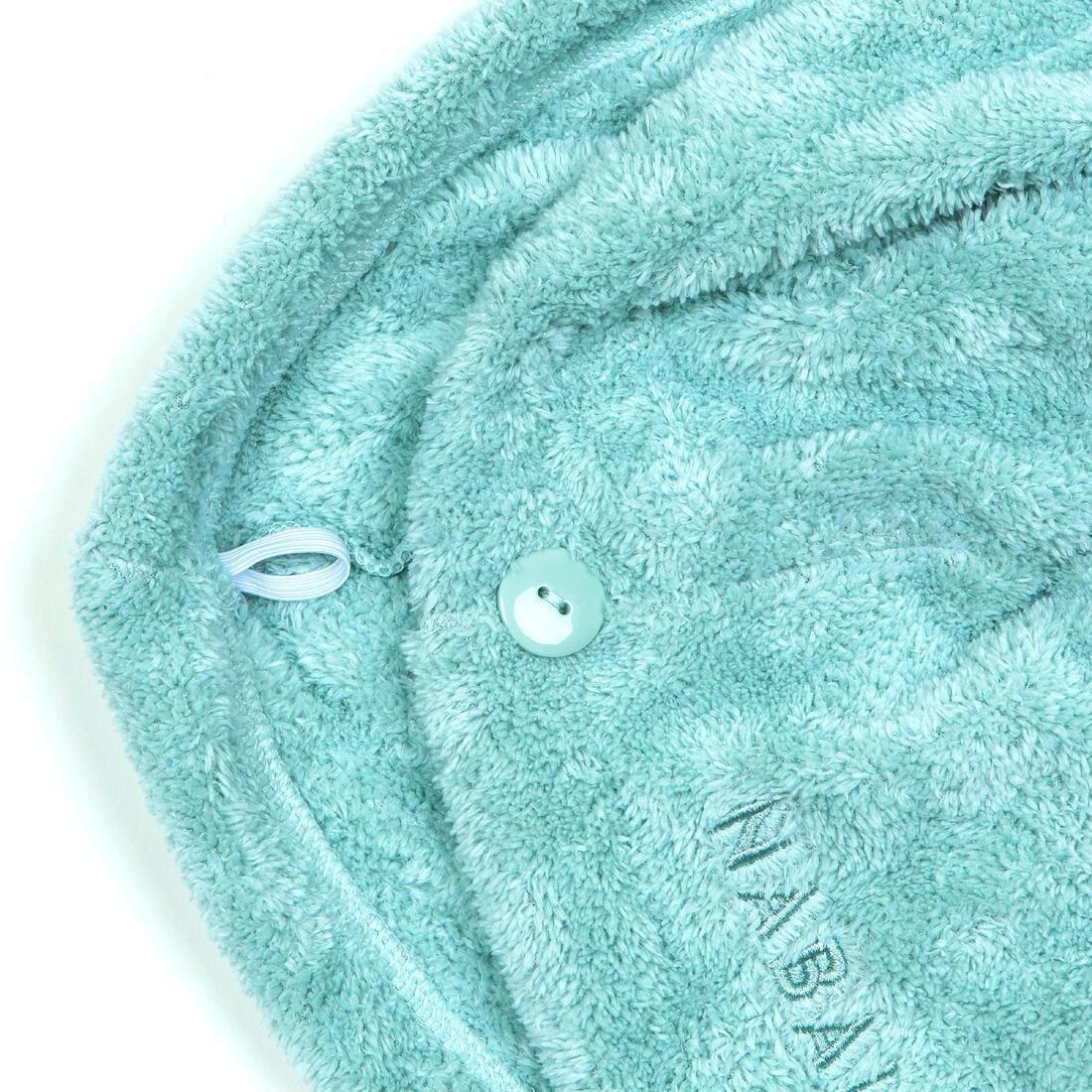 women Swimming Soft Microfibre Hair Towel, Green, No Color, large image number 14