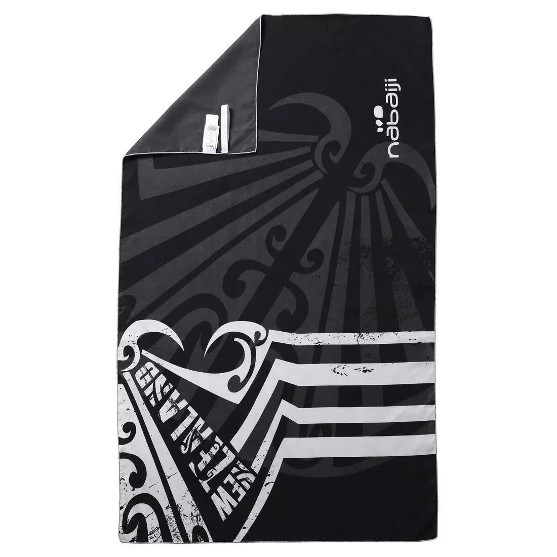 SORBET GREEN Microfibre Swimming Towel Size XL 110 x 175 cm - Print, No Color, large image number 9