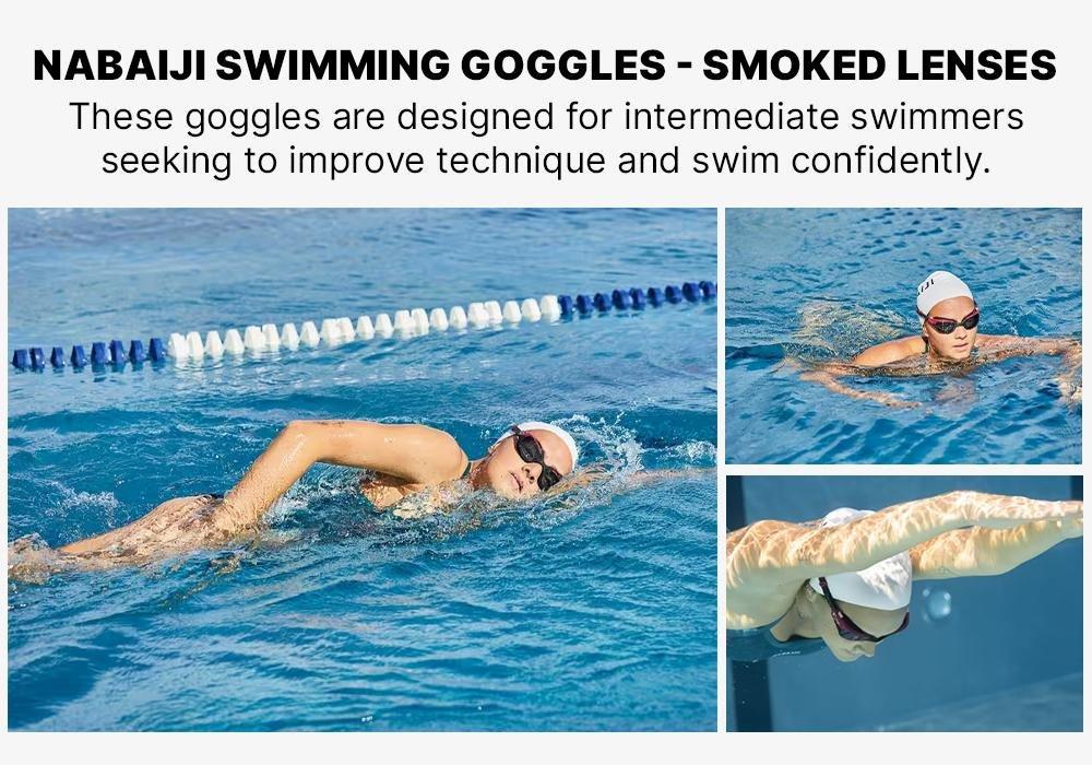 Spirit 500 Adult Swimming Goggles - Clear Lenses, Black, No Color, large image number 18